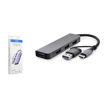 Hadron Hdx7825 Usb Type-c 3.0 Hub 4 Port Siyah