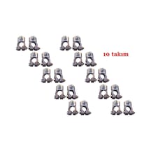 10 Takım Kurşun Akü Kutup Başı Oto-marin Paslanmaz