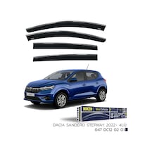 Dacia Sandero Stepway 2022 Sonrası Kromlu Cam Rüzgarlığı