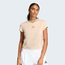 Adidas Z.n.e. Kadın Bej Tişört Kc7740 Krem