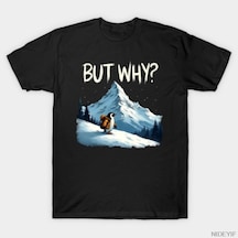 Flood Of Style Nihilist Penguen Ama Neden Meme T-shirt Erkekler Kadınlar Için % 100% Pamuklu T Shirt Kısa Ko Siyah
