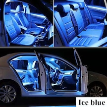 Dacia Duster Sandero Lodgy Dokker Logan Jogger Için Araba Led Iç Işık Ice Blue 8000k Dokker 12-21 10pcs 1 Piece Set
