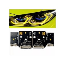 Autogp Bmw G22 G26 Angel Led Modülü Sarı 2019 / 2023 Laser Far Uyumlu