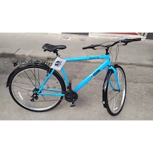 Bisan Hardy-s Shimano 21 Vites 28"şehir Bisikleti Mavi Siyah 5... Mavi - Siyah