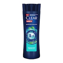 Clear Men 3 İn 1 Şampuan & Duş Jeli Ferahlatıcı Mentol Etkisi Saç Yüz Vücut İçin 350 Ml 5'li Avanta