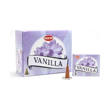 10adet Vanilla Aromalı Konik Tütsü Tütsülük Buhurdanlık