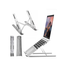 Robeve Taşınabilir Laptop Stant Bilgisayar Stant Notebook Stant Tüm Laptoplarla Uyumlu Bilgisayar Standı Taşınabilir Metal Kaymaz Stant Dizüstü Bilgisayar Stantları Stantı