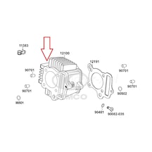 Kymco Actıv 110 Silindir Boş 12100-lba8-c000