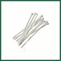 Bezos Kablo Bağı Kelepçe Cırt 4,8x400mm 10'lu Beyaz Bzs01 Standart