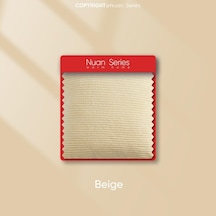 Bej 1 Adet Nuan Serisi Katı Kadife Çizgili Kırlent Örtüsü Çekyat Yastık Kılıfı Dekoratif Yastık Kılıfları 30x50/45x45/50x50cm 30cm X 50cm