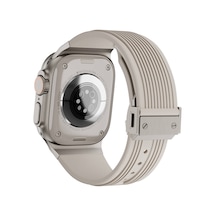 Watch 7 45mm Nvth Krd-113 Spor Görünümlü Silikon Kordon-starlight