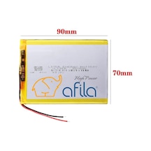 3.7v 3500mah 7''inç, 8''inç Tablet Uyumlu Batarya - Pil Ölçüler 357090p