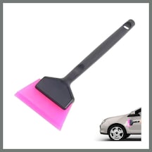 Bezos Mini Saplı Silikon Çekçek Ragle Cam Filmi Çekme Uygulama Aparatı 6x16cm Siyah Pembe Mmbz