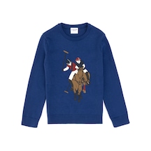 U.S. Polo Assn. Erkek Çocuk İndigo Kazak /triko 50317149-vr028