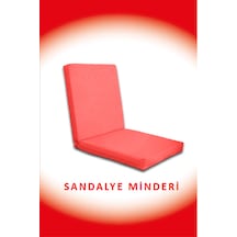 Dekosoy Sandalye Minderi 90cmx45cm Kırmızı