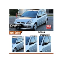 Ford Fiesta 2006-2008 Batman Yarasa Ayna Kapağı Piano Black Abs P