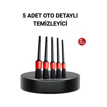 Home 5 Li Detay Temizlik Fırçası Seti Araç İç Dış Jant Motor Çok Amaçlı
