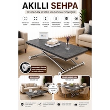 Juppo Üst Tabla Mdf Kartal Oval Köşe Alt Krom Dışa K