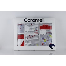 Caramell Tulumlu 10'lu Set Ze5868 Boy Garden Gri Gri