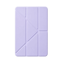 Mey İthalat Apple iPad 2025 10.9 10.nesil A16 Mera Kalemlikli Tablet Kılıfı - Lila