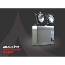 Arsel Versalite Inox Vsı-2201-led Acil Aydınlatma Armatürü Kesintide 60dak. Yanan 2x20 Watt Çok Renkli