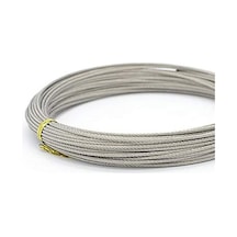 Krom Çelik Halat 7X19 3 Mm 30 Metre