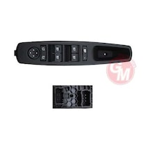 Gua Cam Açma Anahtarı Kumanda Grubu Renault Megane Iıı-fluence Dörtlü Merkezi Kilit Düğmeli Ayna Ay Arlı Gua 41416 254000008r 254000014r