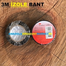 3M 18Mm İzole Bandı Elektrik Bandı 10Mt Kanal Bant Siyah 2Ad