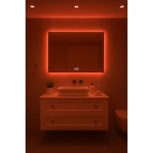Digital Hayat Buğu Çözücü Dokunmatik Dimlenebilir Dikdörtgen Ayna Kırmızı Işıklı Led Dekoratif Banyo Makyaj Aynası Yatay Ve Dikey Kullanım 30x50cm - 60x80cm Kırmızı Digital Hayat Buğu Çözücü Dokunmatik Dimlenebilir Dikdörtgen Ayna Kırmızı Işıklı Led Dekoratif Banyo Makyaj Aynası Yatay Ve Dikey Kullanım 30x50cm - 60x80cm Kırmızı