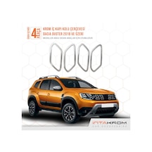 Dacia Duster Krom İç Kapı Kolu Çerçevesi 4 parça 2018 ve Üzeri