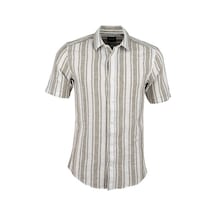 Only & Sons Erkek Gömlek Gri 22028420 Onscaıden Ss Mıx Strıpe Lınen Shırt 24yw21000151 W21177 Gri
