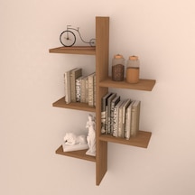 Rafkestir Anka Duvar Raf Seti Bambu ( Mat )