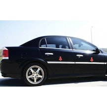 Opel Vectra C 2002-2008 Yan Kapı Çıtası Kromu 4 Prç. P.çelik