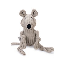Hnrlıshp Beeztees Köpek Oyuncağı, Fare, Kadife, Gri, 30x11x11,5cm