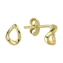 Goldkupe 14 Ayar Altın Damla Küpe 1,04 Gr-611