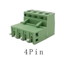4 Pin 5.08mm Geçmeli 180c Takım Klemens