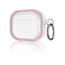 Movenchy - 125 - Apple AirPods Uyumlu Pro 2 2.nesil Shiny Şeffaf Kılıf - Novapazr - - Pembe