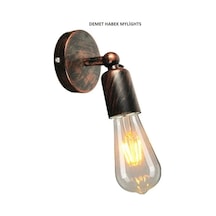 Mylights Demet Habek Retro Mafsalı Bakır Aplik Hareketli Duvar Bakır