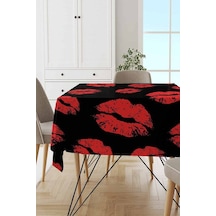 Kırmızı Fashion Dokuma Leke Tutmaz Masa Örtüsü Mso439n11