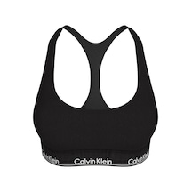 Calvin Klein Kadın Marka Logolu Beyaz Elastik Bantlı Siyah-siyahbantlı Spor Sütyeni 0000f3785e 6wa