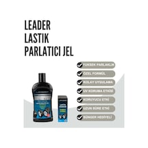 Lastik Parlatıcı Jel 500 Ml + Lastik Süngeri Hediyeli Uv Korumalı Uzun Süre Kalıcı Lastik Bakım Jeli