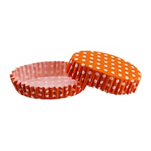 Cupcake Kalıbı Pet Kapsül Oval Model Kek Kalıbı 100 Adet F11 P N11.1236