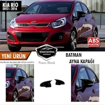 Kia Rio Sinyalli 2012-2016 Batman Yarasa Ayna Kapağı Piano Black