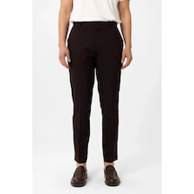 Antioch Slim Fit Comfort Erkek Pantolon Koyu Kahve
