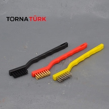 Zımpara Temizlik Fırça Seti Fırça & Yüzey İşleme Metalik