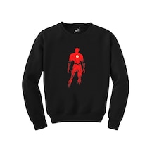 Flash Grunge Siyah Sweatshirt