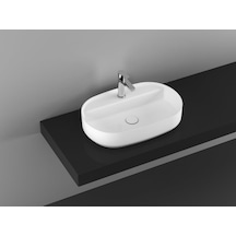 Isvea Infinity Batarya Delikli Tezgah Üstü 60 CM Lavabo 10Nf65060