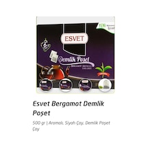 Esvet Bergamot Aromalı Demlik Poşet Çay 50 X 10 Gx5 Adet