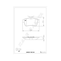 Kale 24922 162 04 Ans Kd13 Arka Fren Balatası Peugeot P3008 09 16 P5008 09 17 P508 10 18 P308 Gtı-rzc 10 14 Cıtroen C4 09 16 Ds4-ds5 11 15 1608681680-4254.46-4254.44-4254.35 -