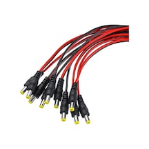 Dc Power Kablo Kablosu 30Cm - 10 Adet
